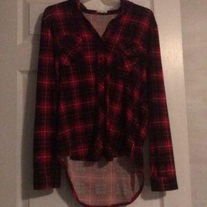 Plaid casual shirt